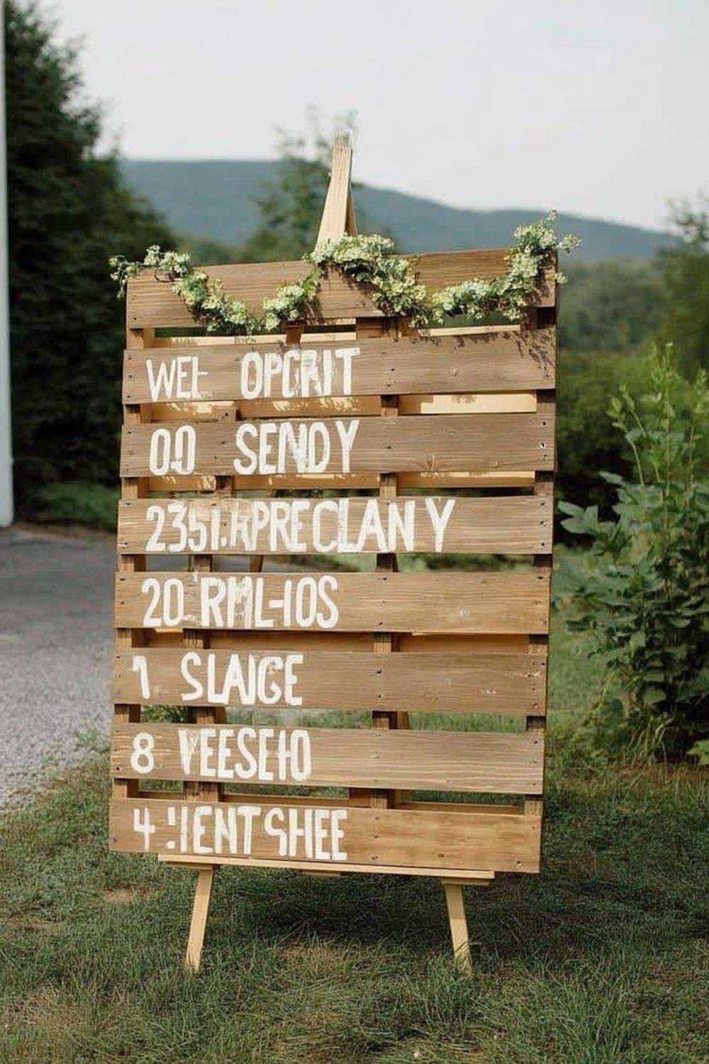 DIY Wooden Pallet Signage