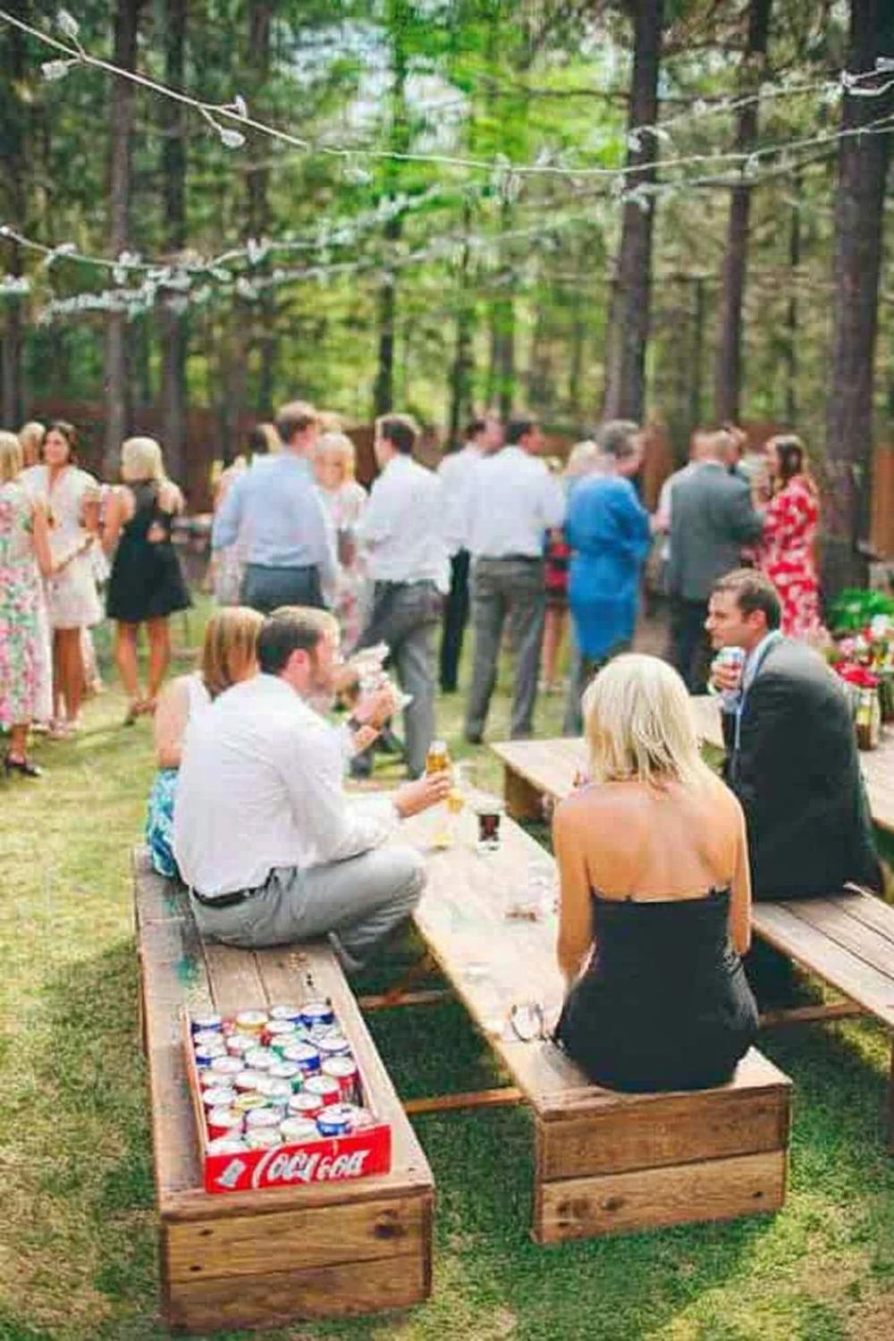 Wooden Bench Casual Seating