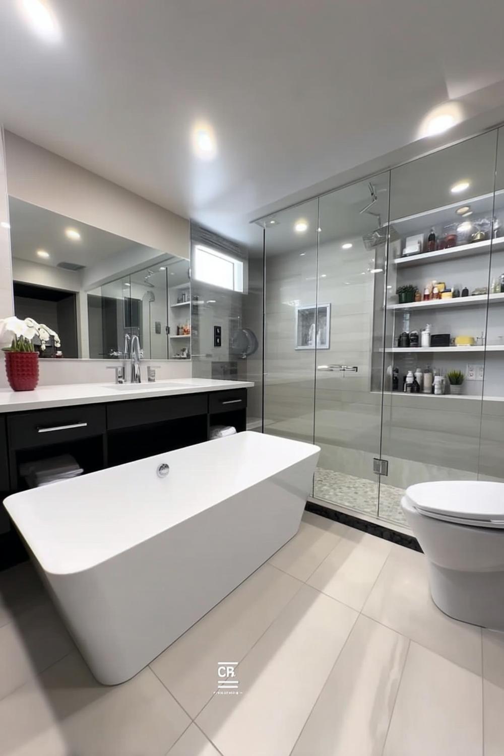 Sleek Glass Enclosure