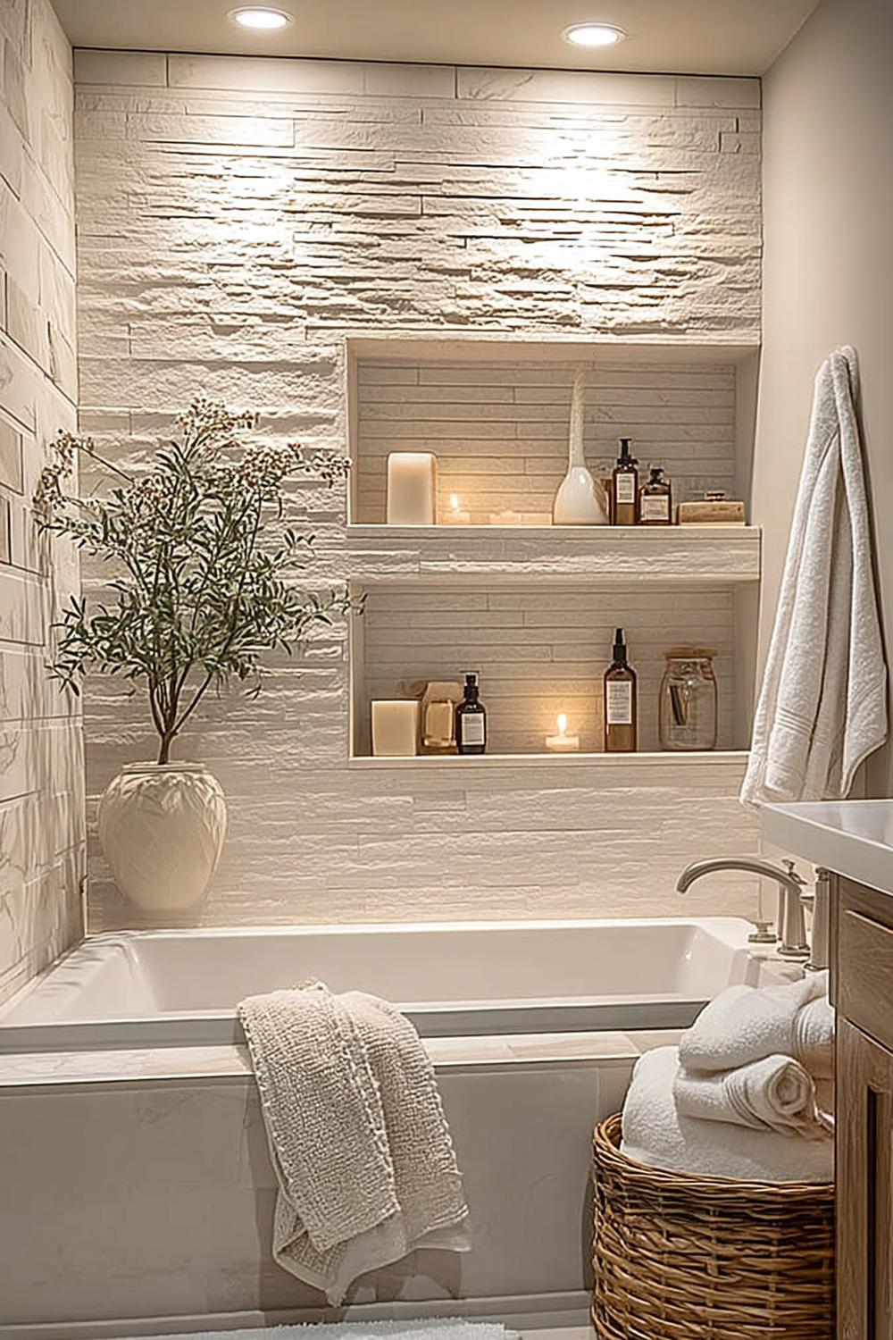 Textured Stone Feature