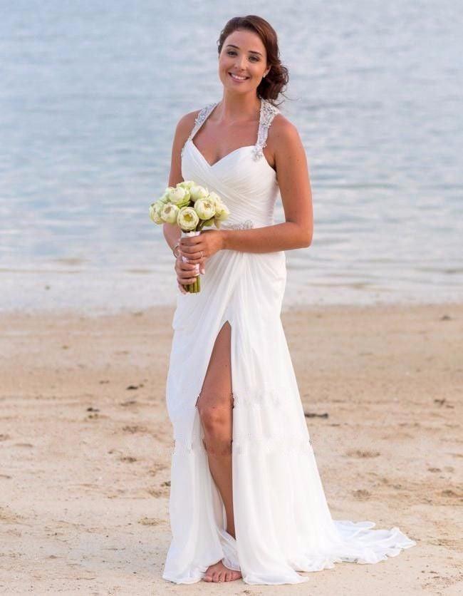 Beach wedding dress affordable
