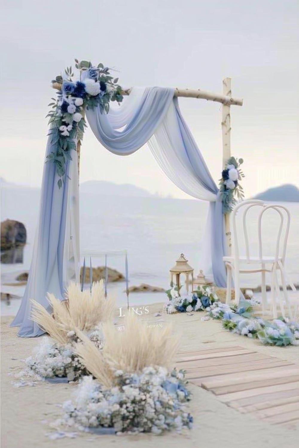 Coastal Blue Ceremony Elegance