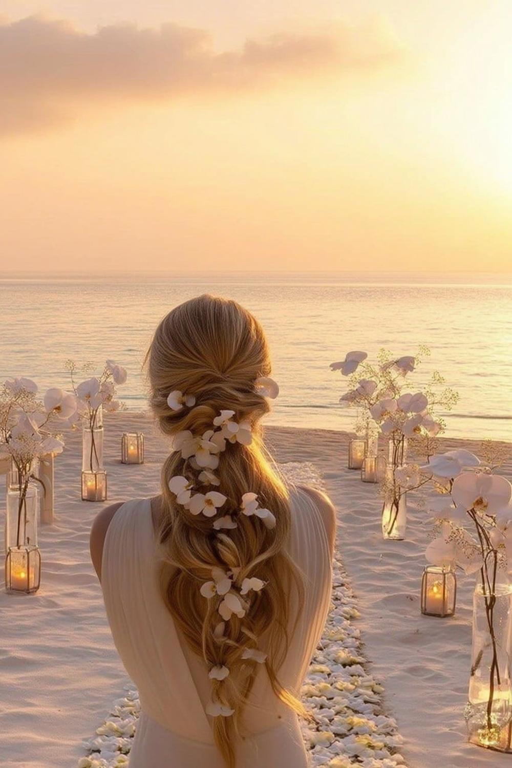 Flower Crown Beach Romance