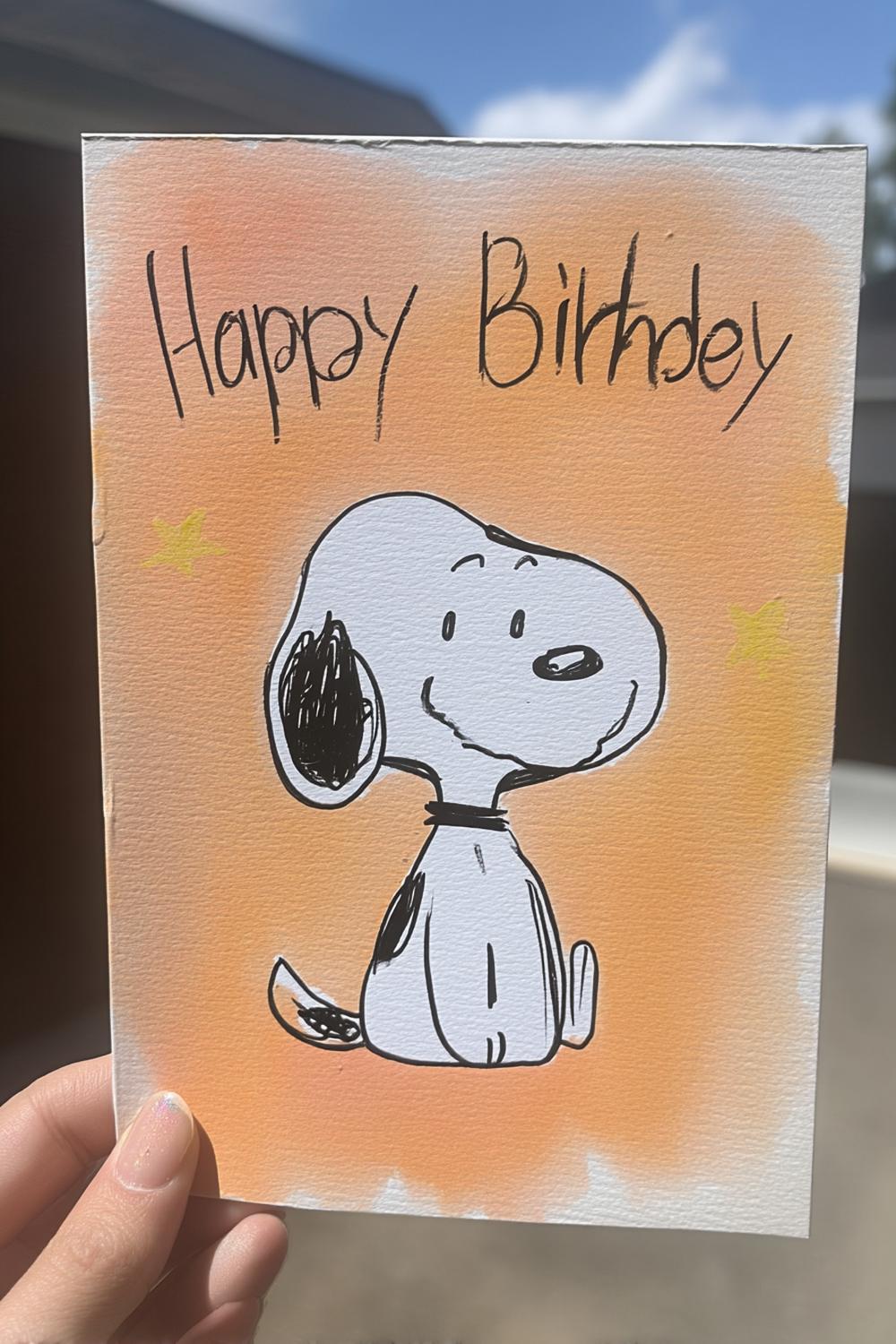 Nostalgic Snoopy Sunset