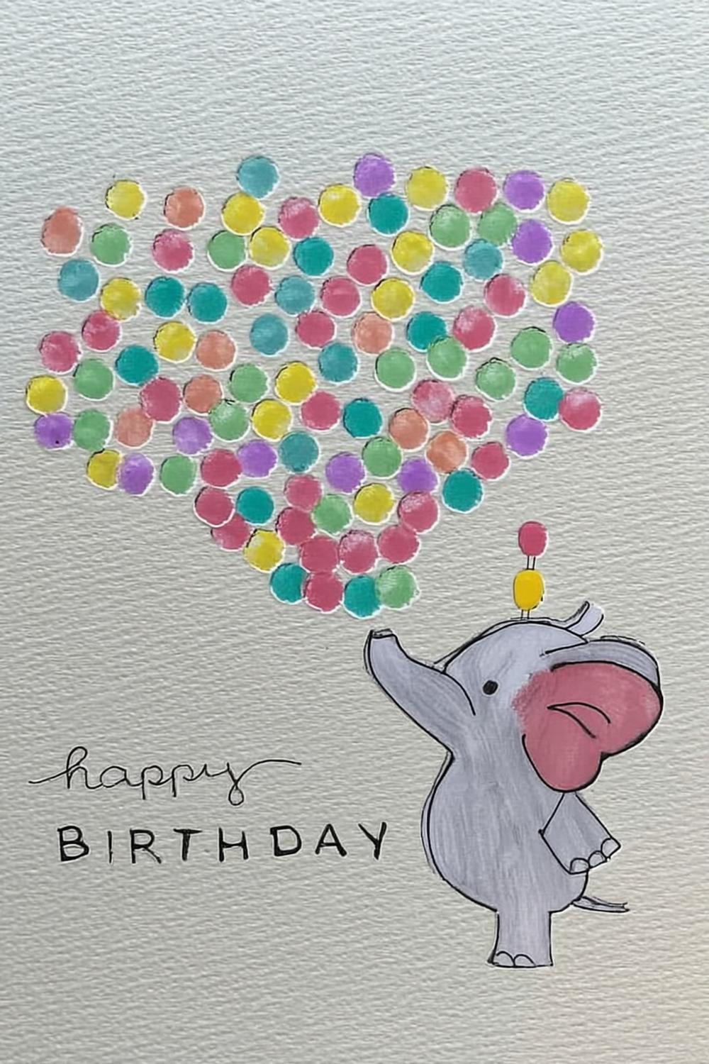 Whimsical Elephant Balloon Art