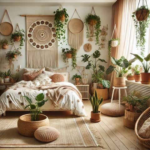 Bohemian bedroom makeover