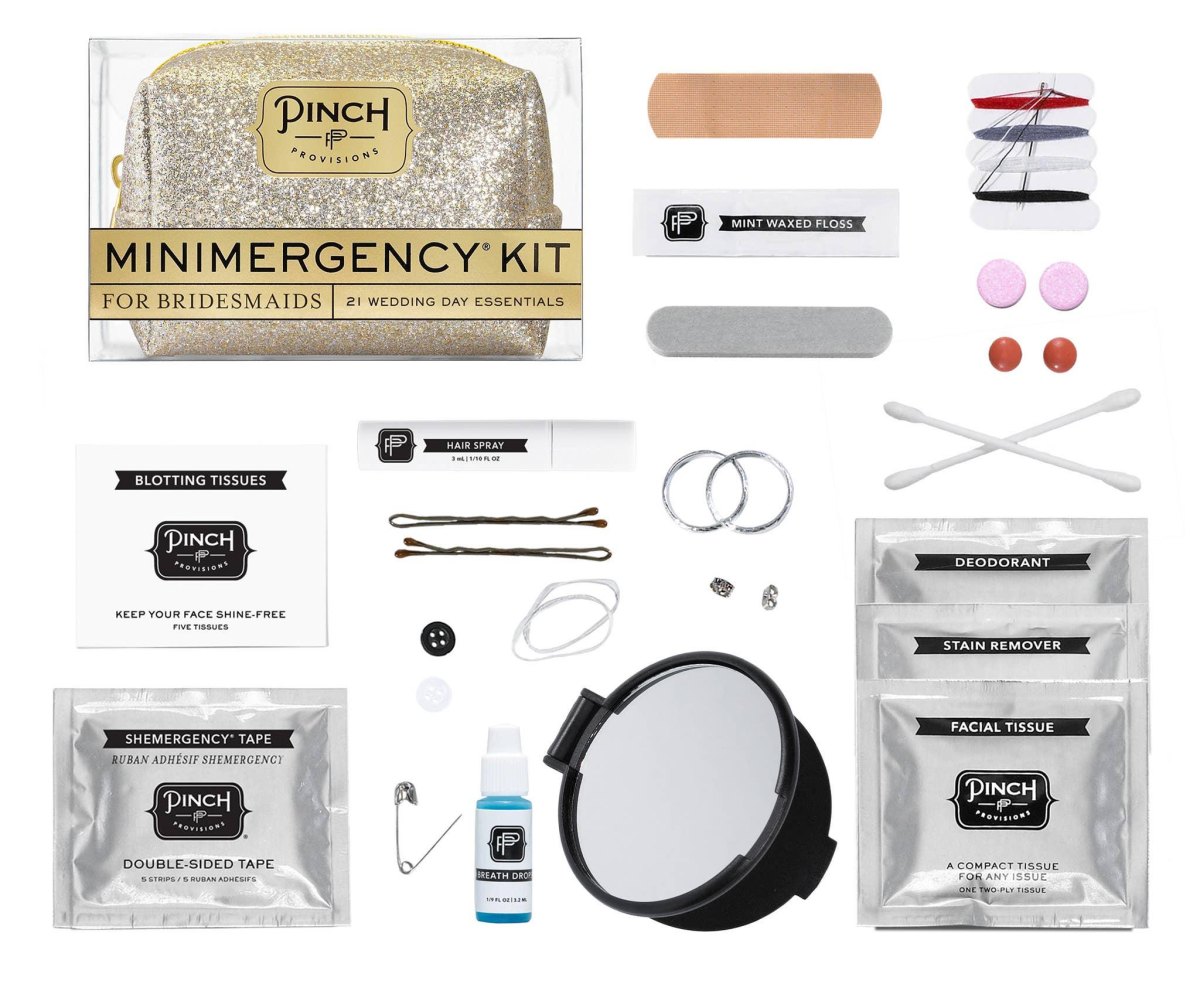 Bridesmaid emergency wedding kit