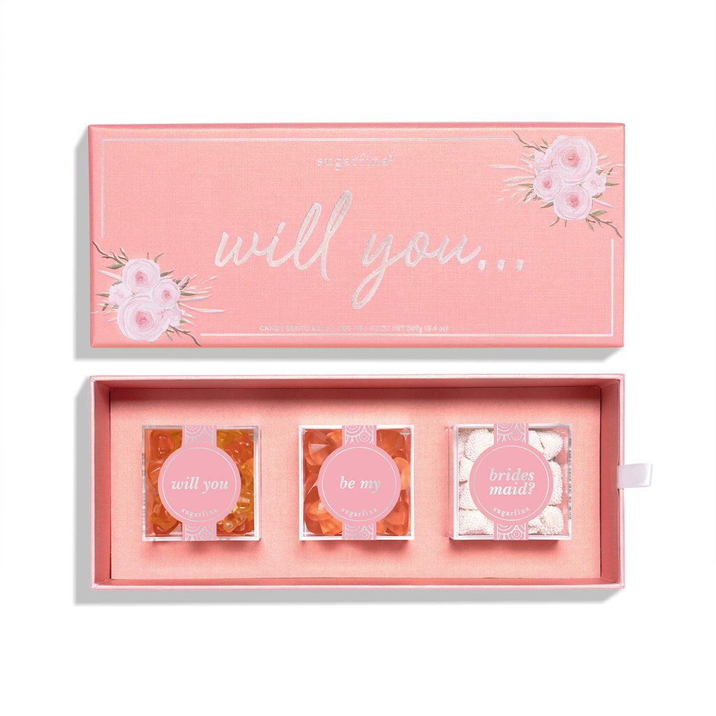 Bridesmaid sweet treat box