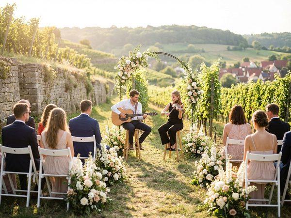 Small wedding entertainment setup