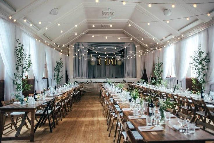 Budget wedding reception decoration