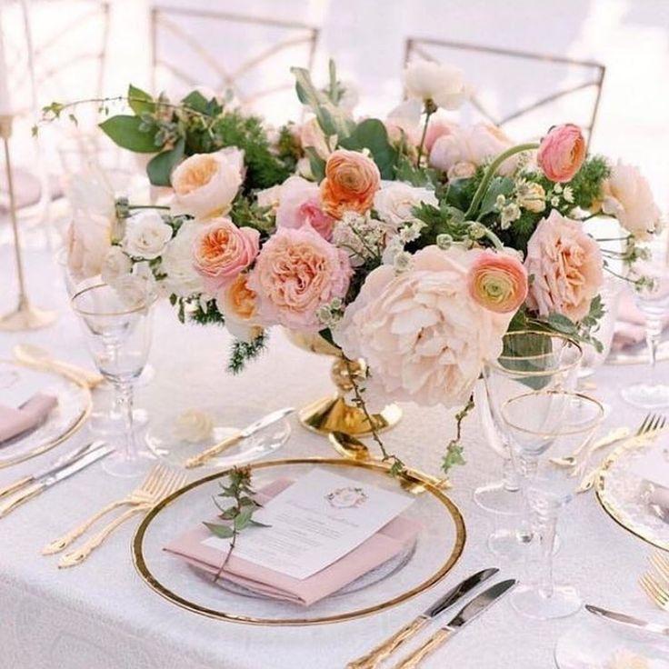 Coral pink wedding decor