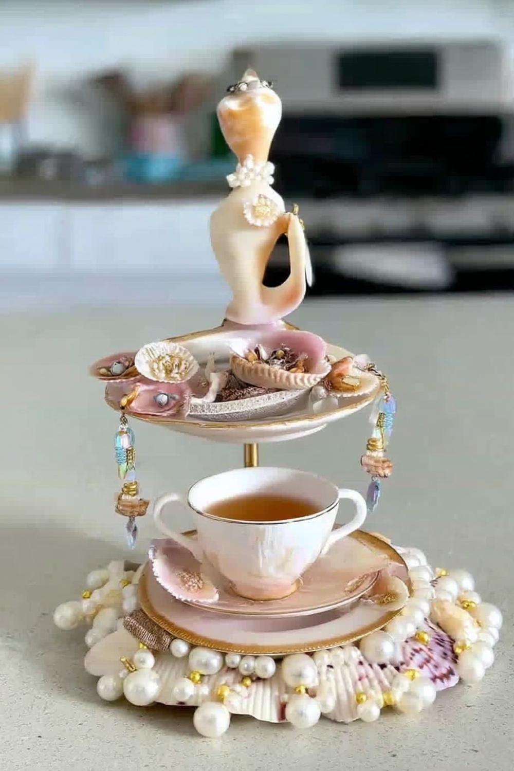 Elegant Teacup Display Stand