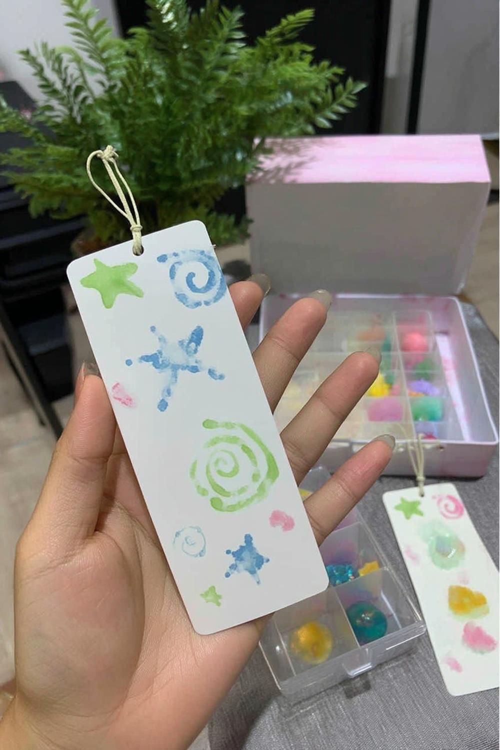 Watercolor Bookmark Art