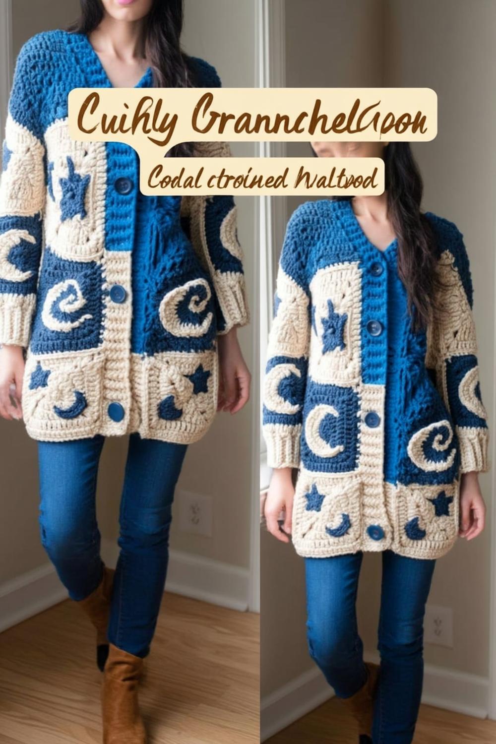 Celestial Granny Cardigan