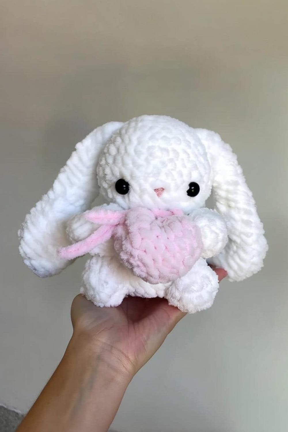 Fluffy White Bunny