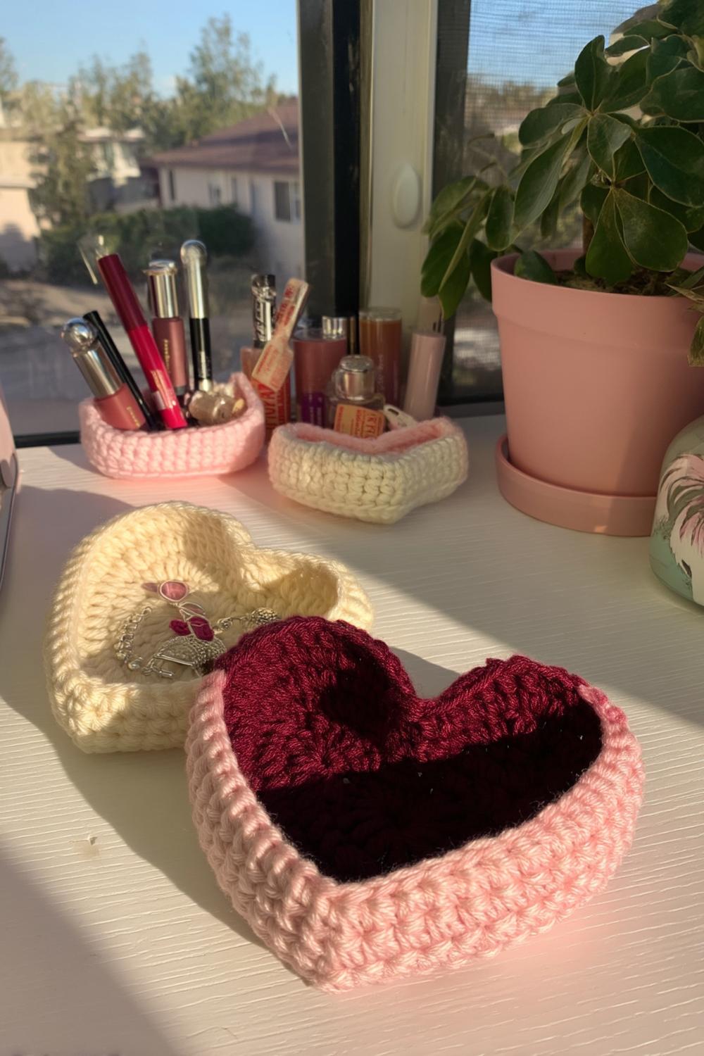Heart Storage Baskets