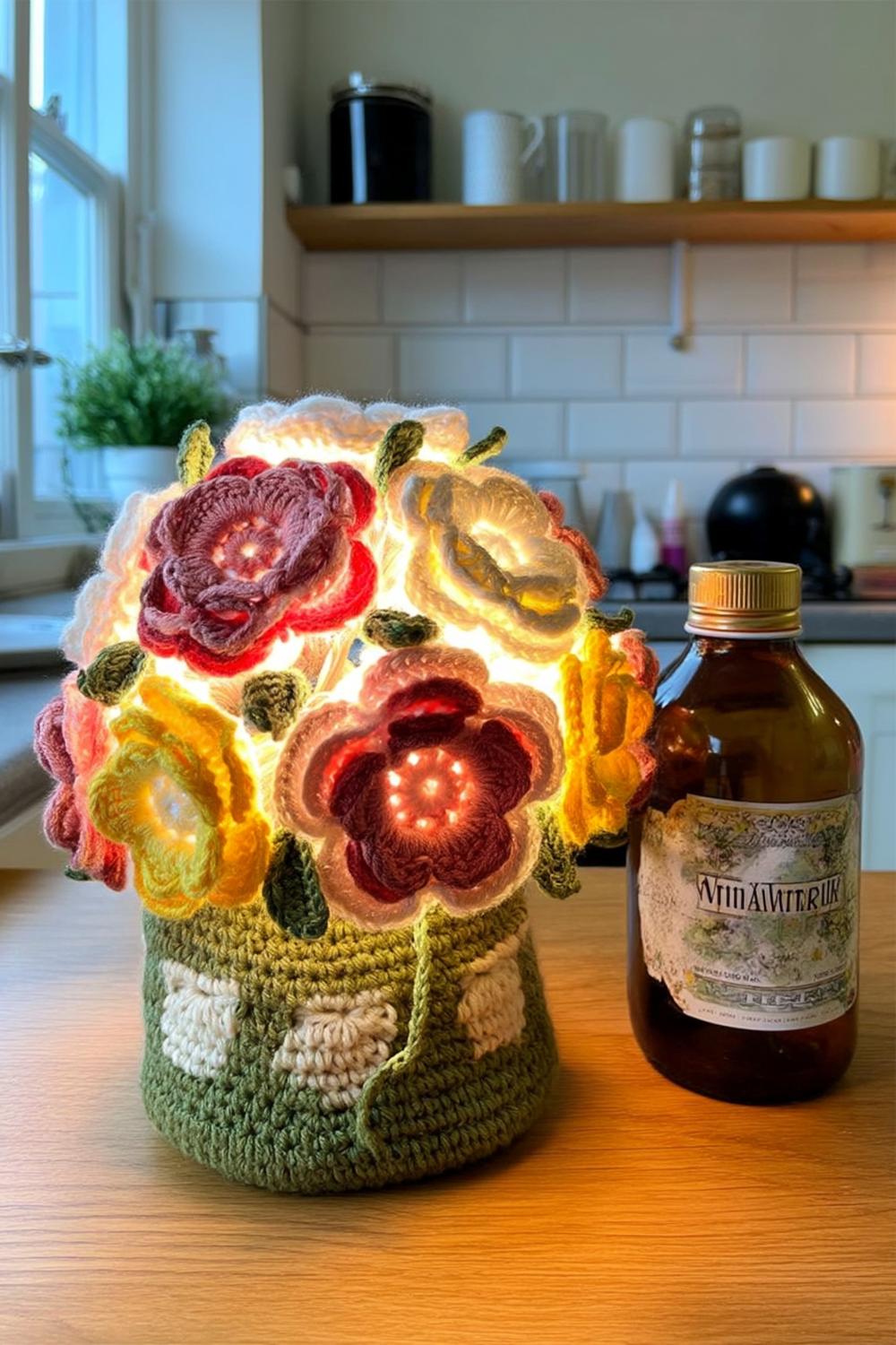 Illuminated Flower Arrangement