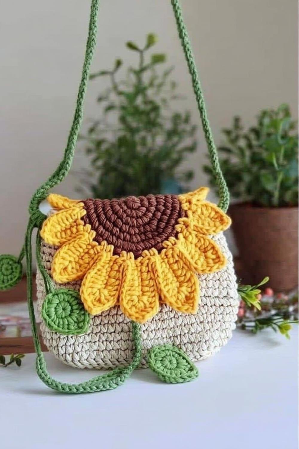 Sunflower Crossbody Bag