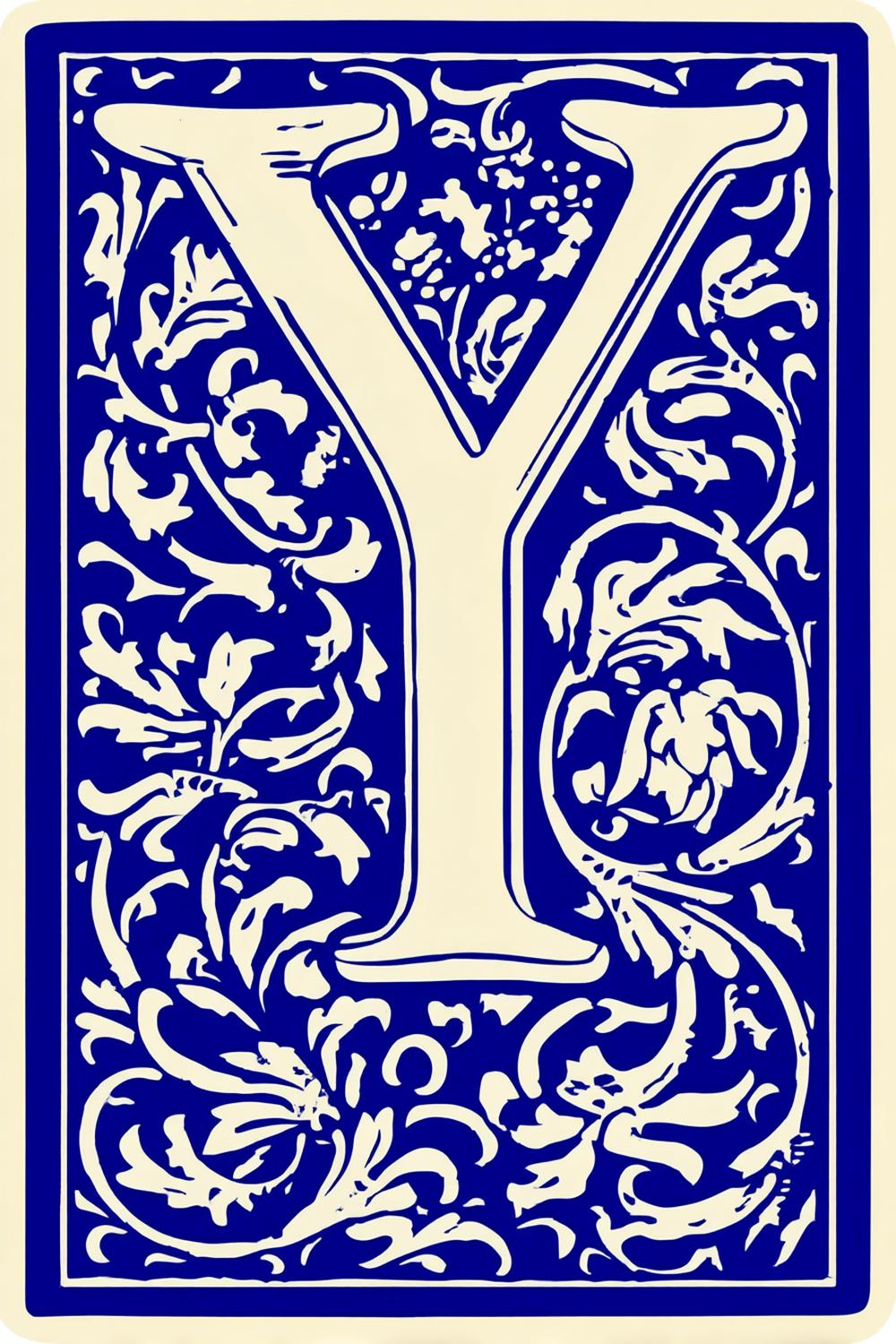 Victorian Ornate Letter Style