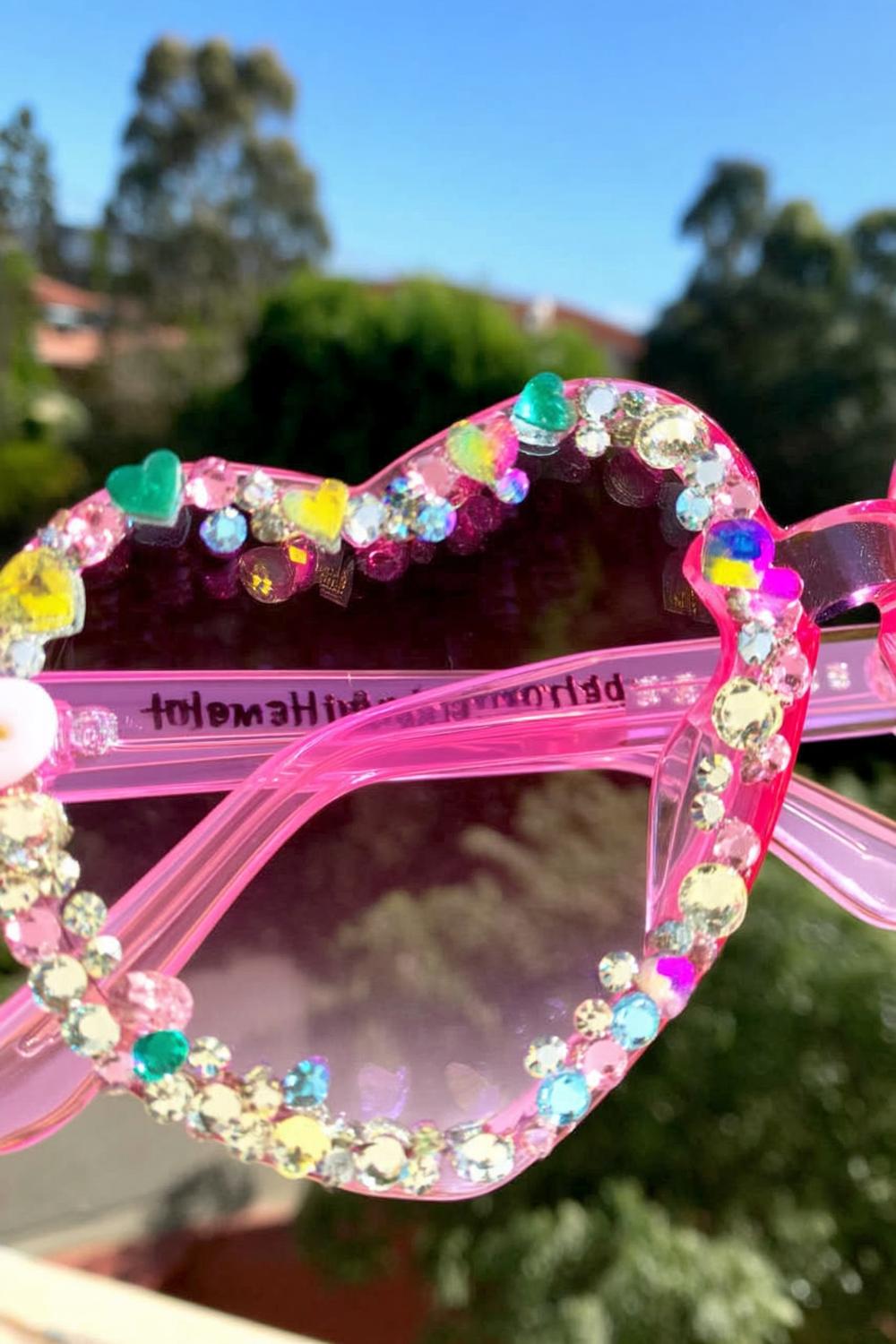 Rhinestone Frame Glamour