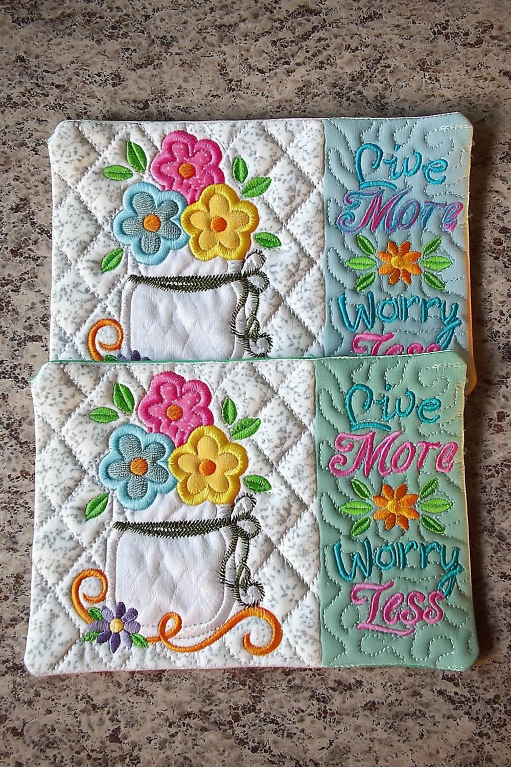 Embroidered Floral Elegance