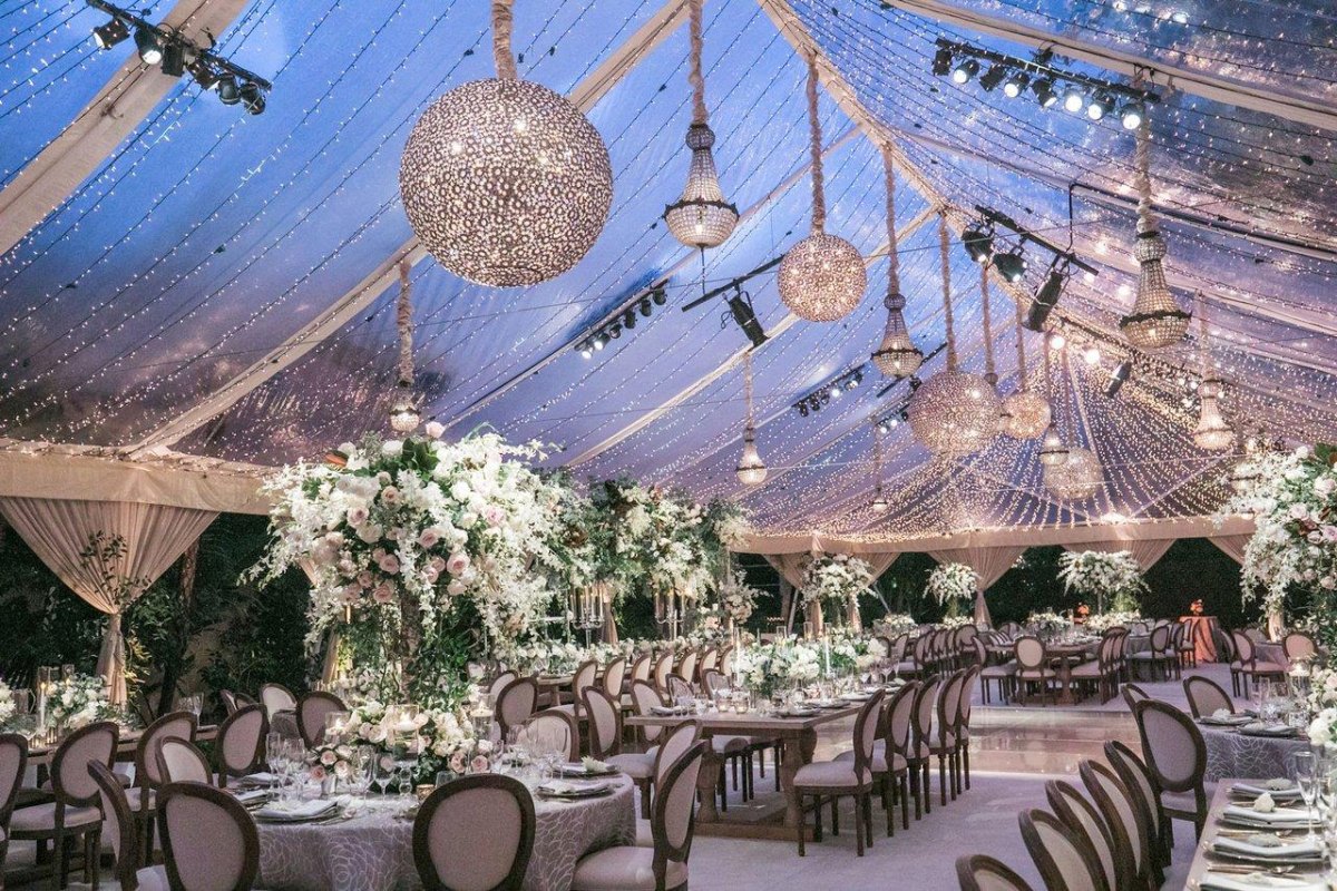 Fairy tale wedding tent design