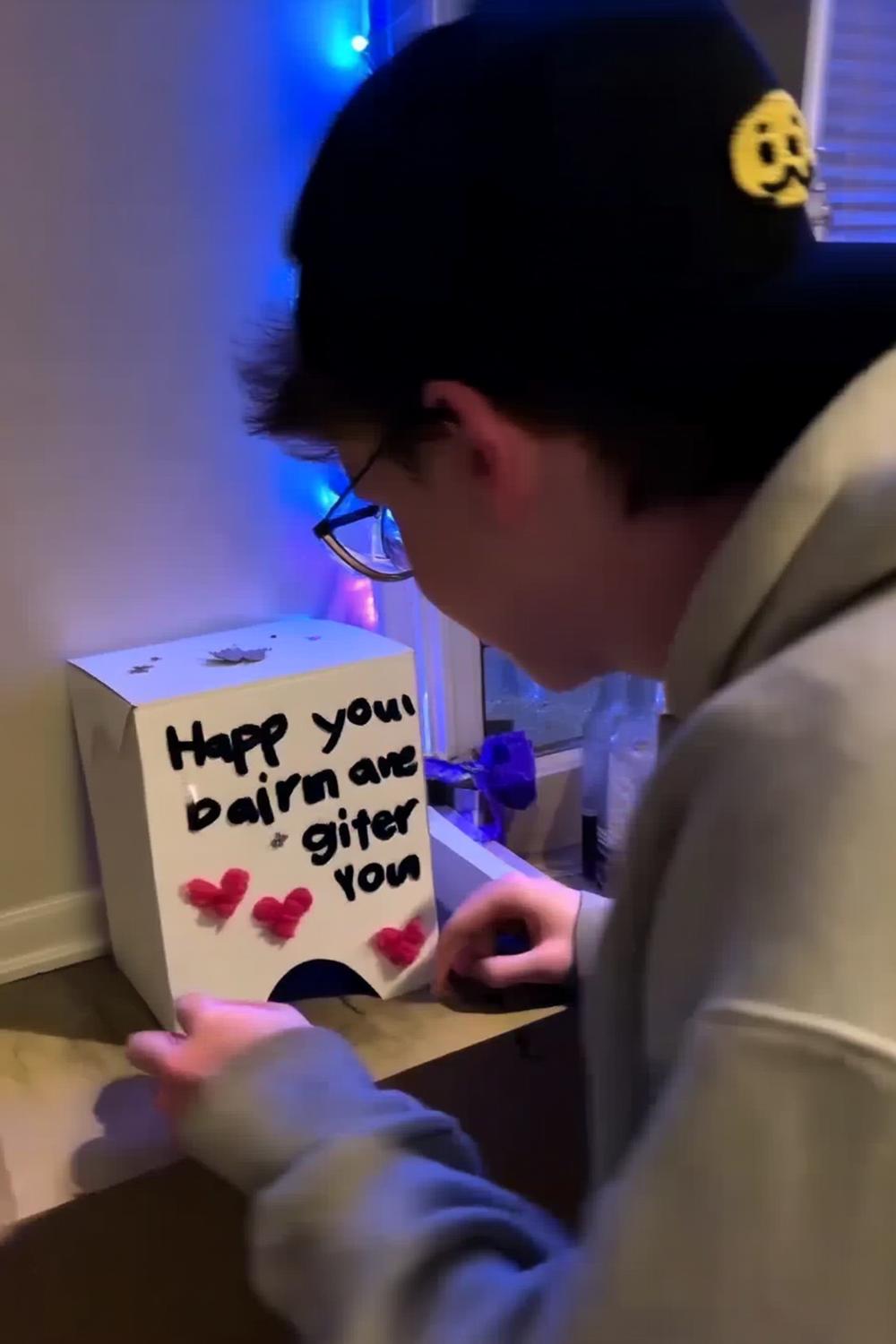 Interactive Light-Up Gift Box