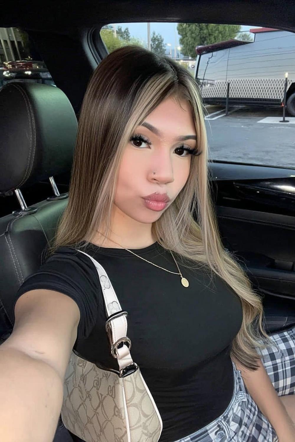 Caramel Blonde Lob