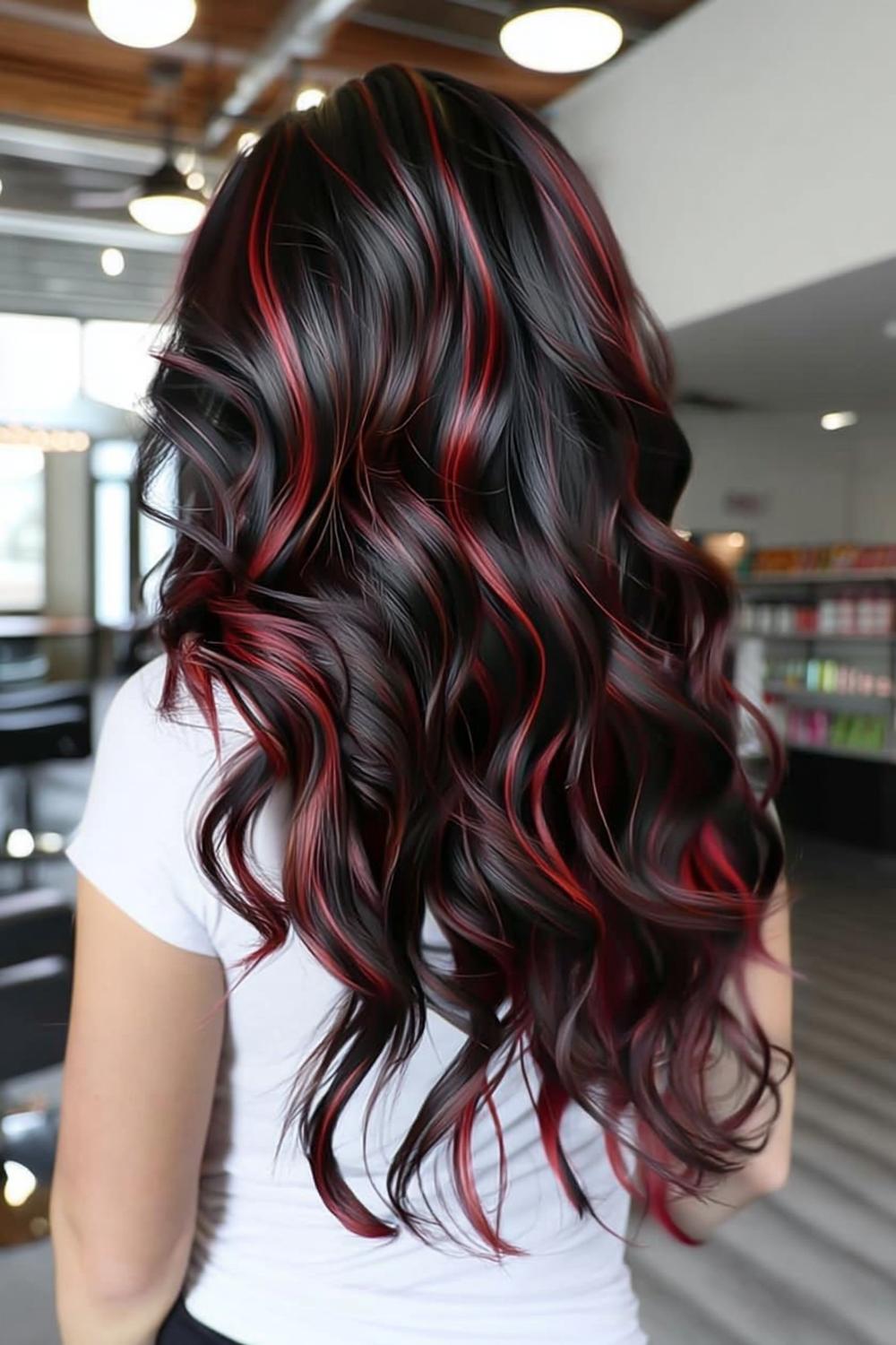 Cherry Red Highlights