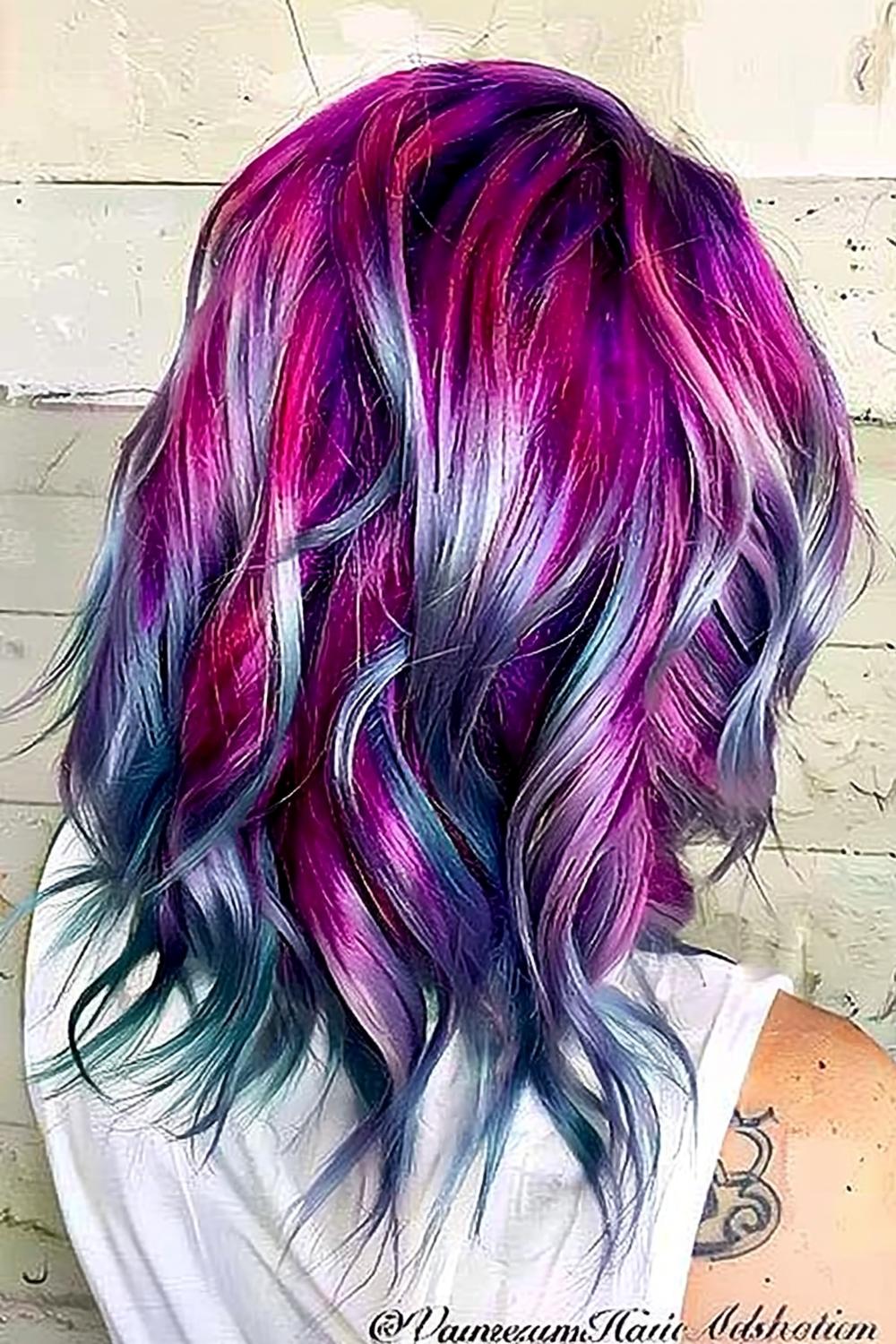 Purple Galaxy Streaks