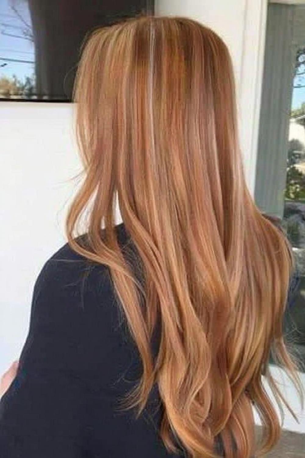 Strawberry Blonde Waves