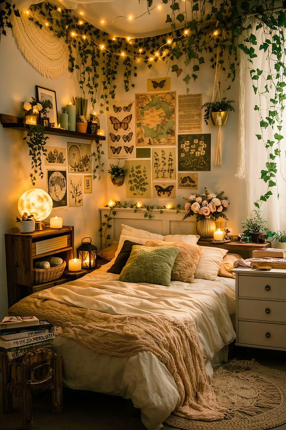 Bohemian Bedroom Gallery Wall