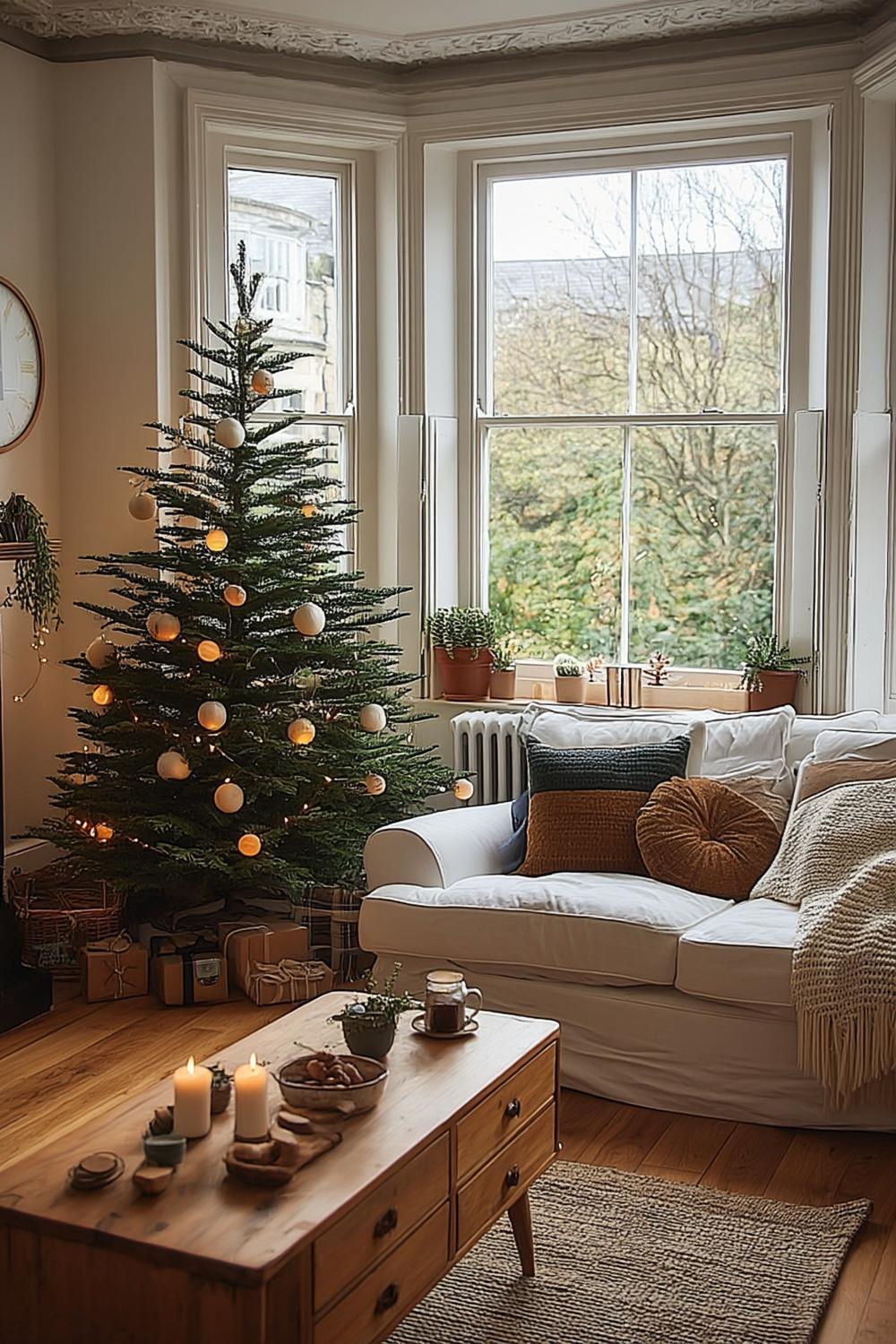 Cozy Christmas Living Room