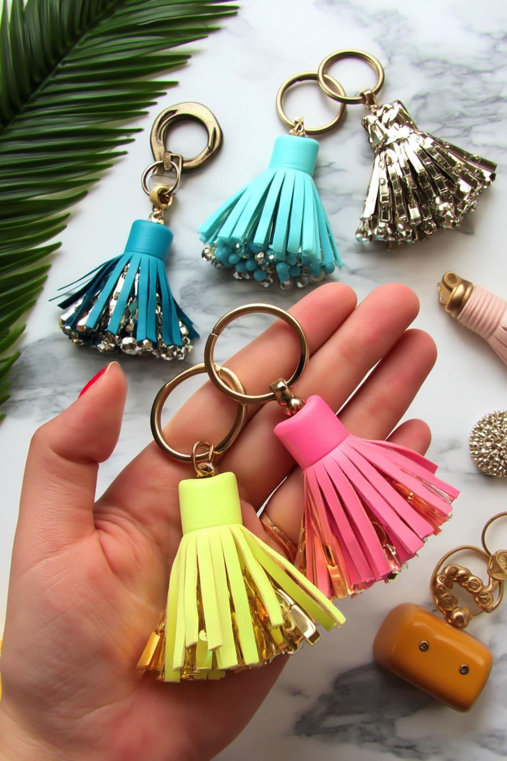 Festive Metallic Tassel Bundle