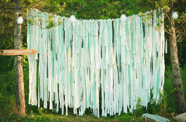 DIY wedding photo backdrop