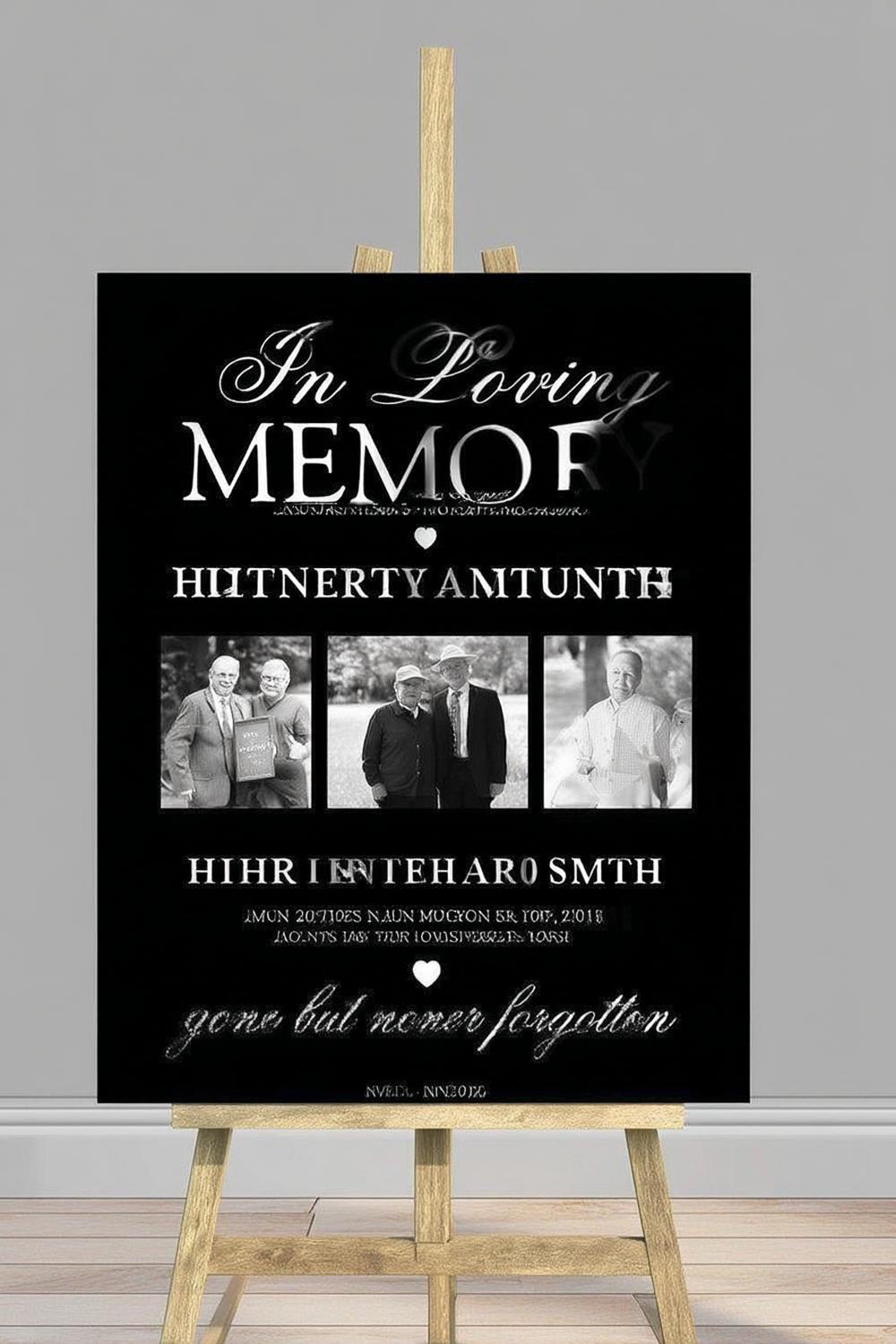 Multi-Photo Memorial Tribute