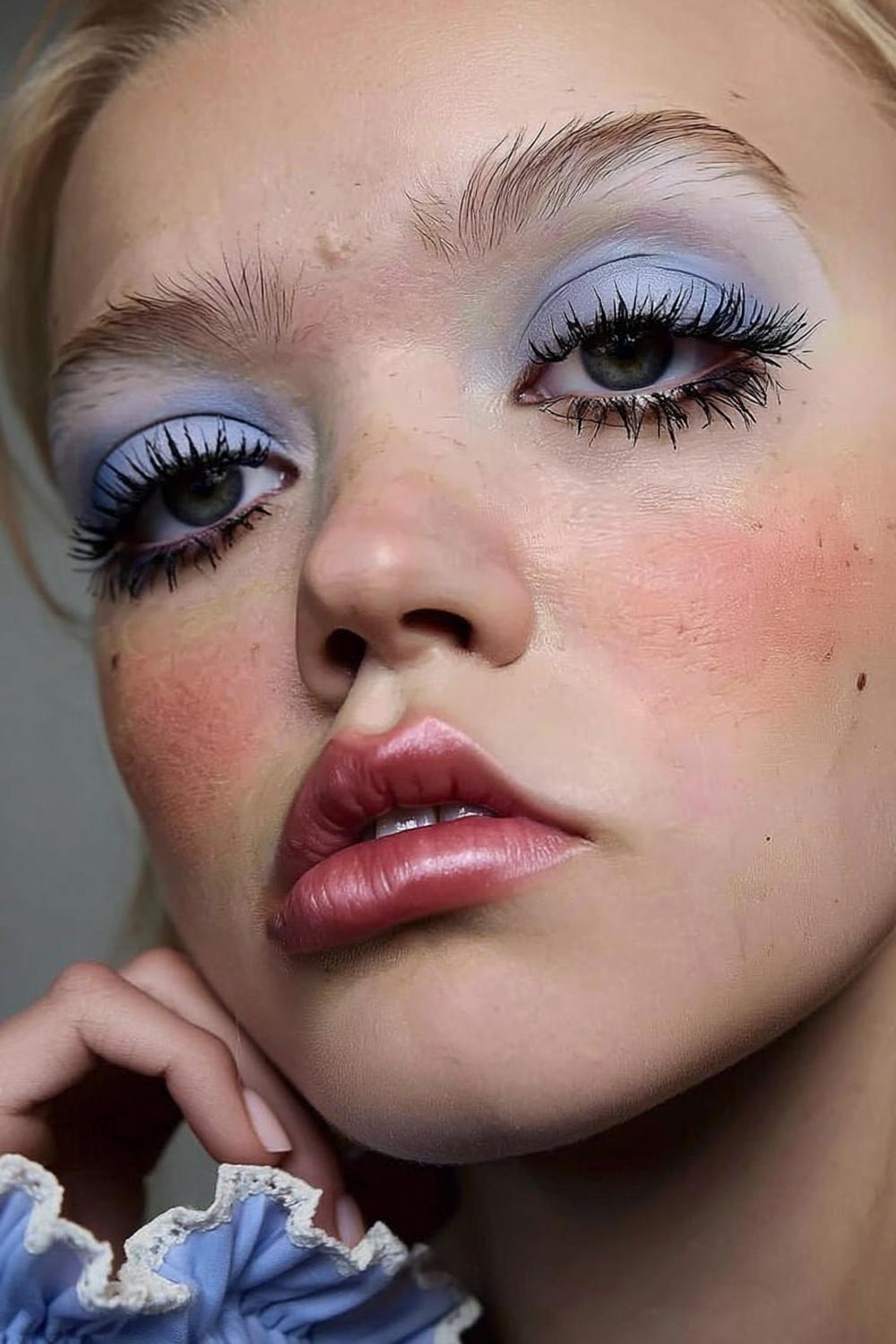 Blue Editorial Eye Art