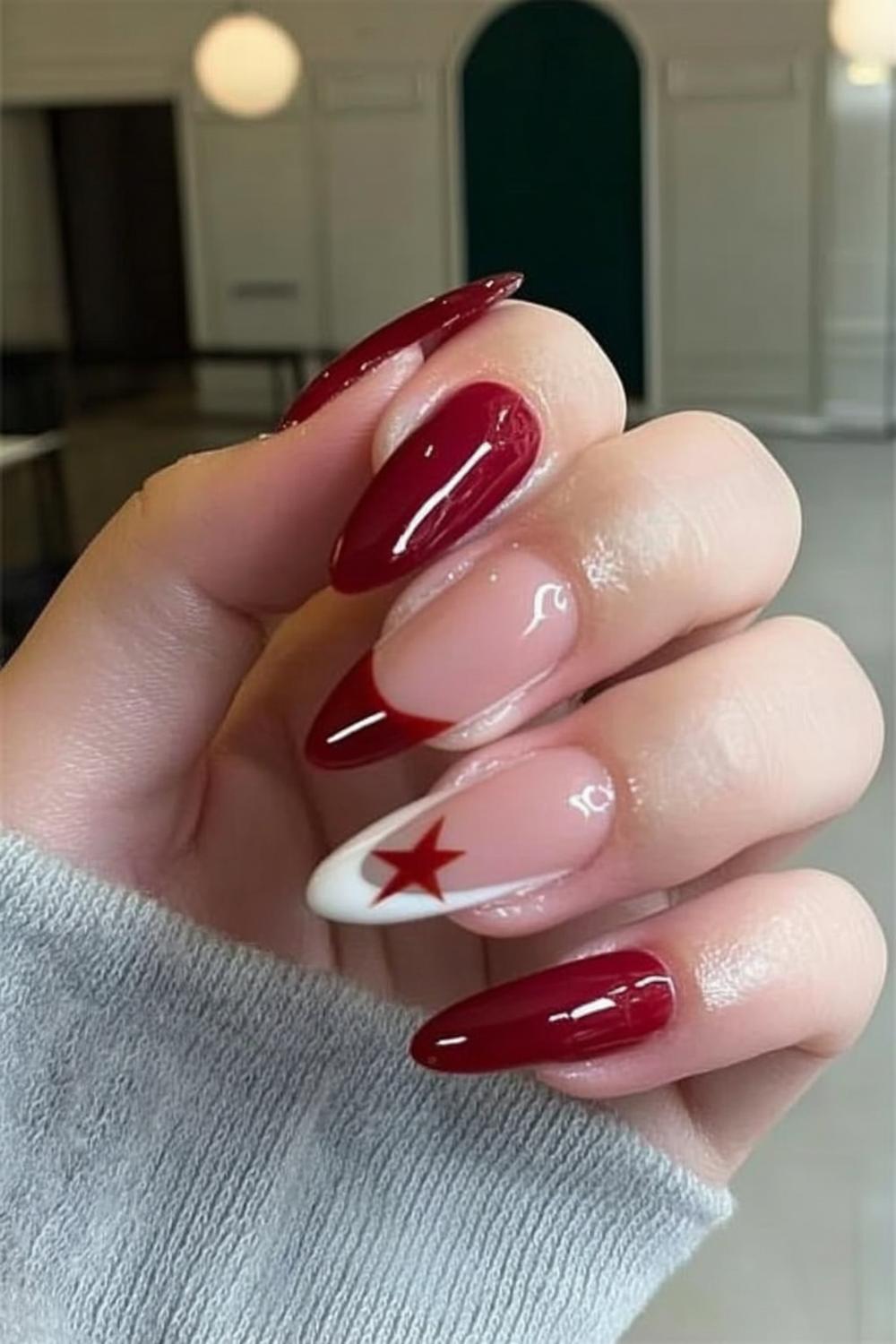 Cherry Red Stars