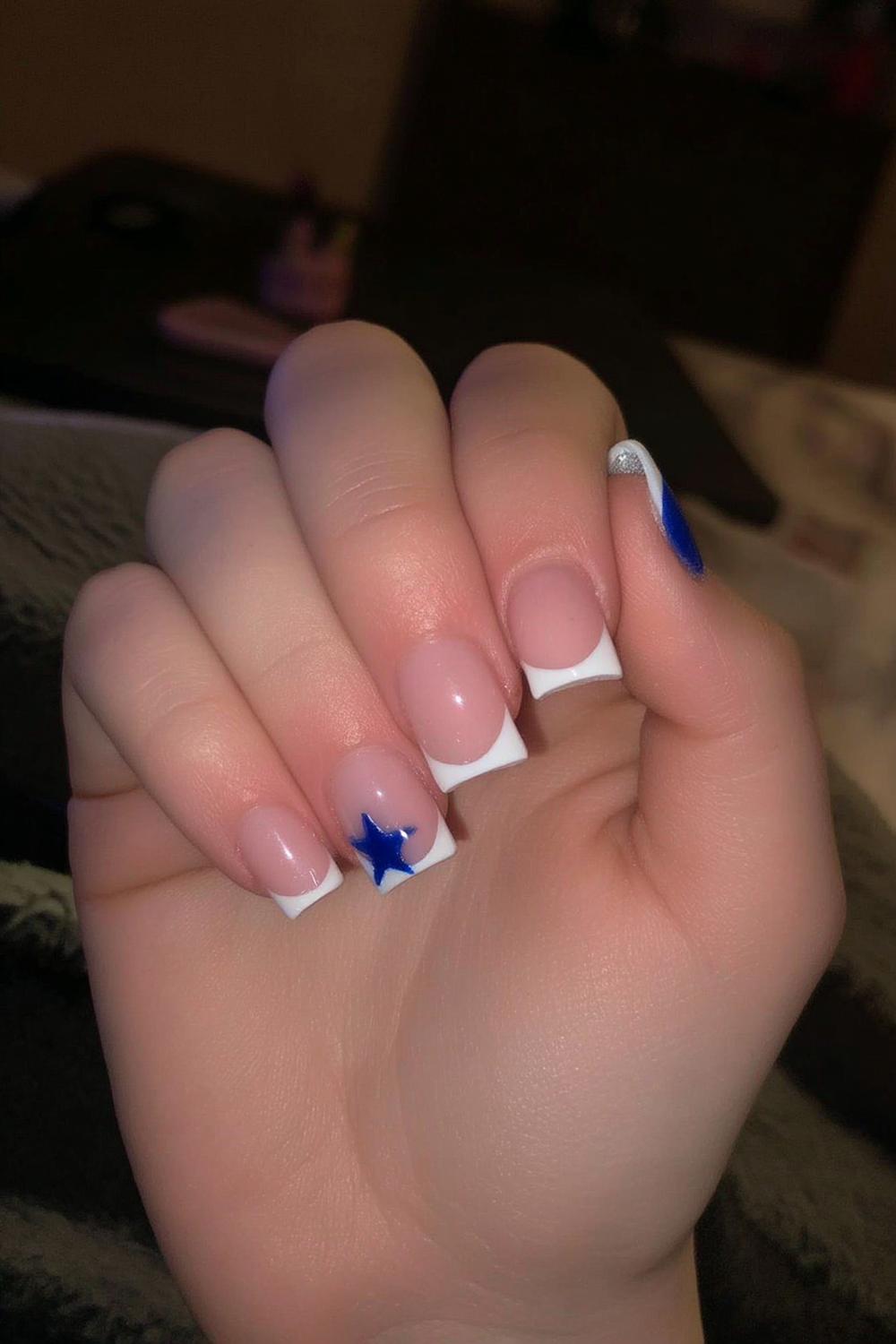 Patriotic French Tips