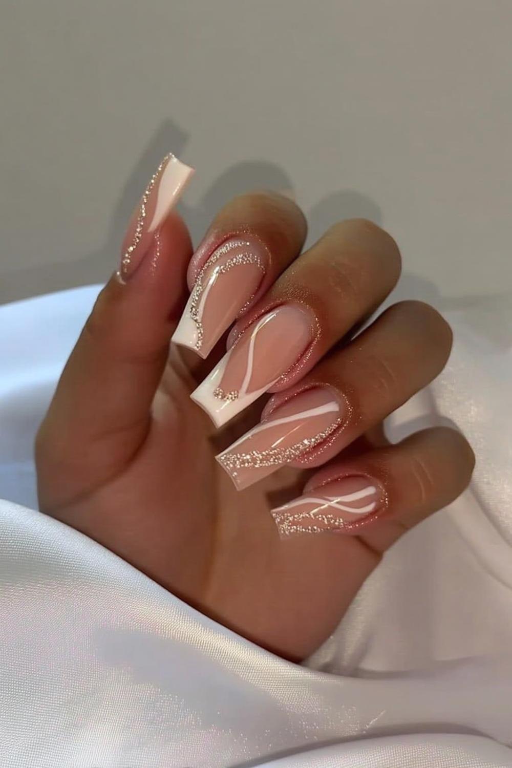 Rose Gold Waves