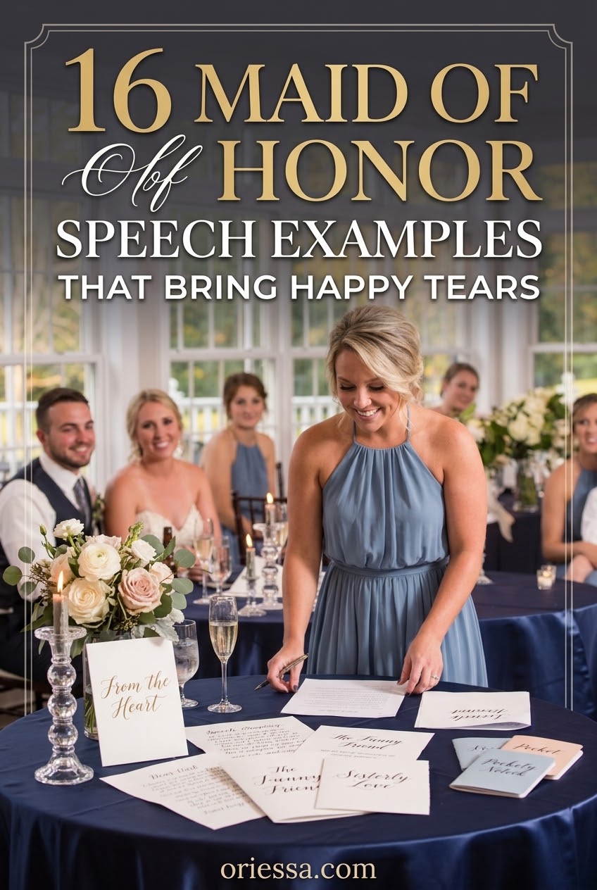 16 Maid of Honor Speech Examples That Bring Happy Tears