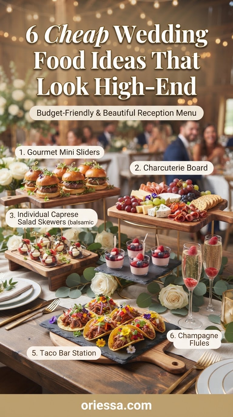 6 Cheap Wedding Food Ideas That Look High-End