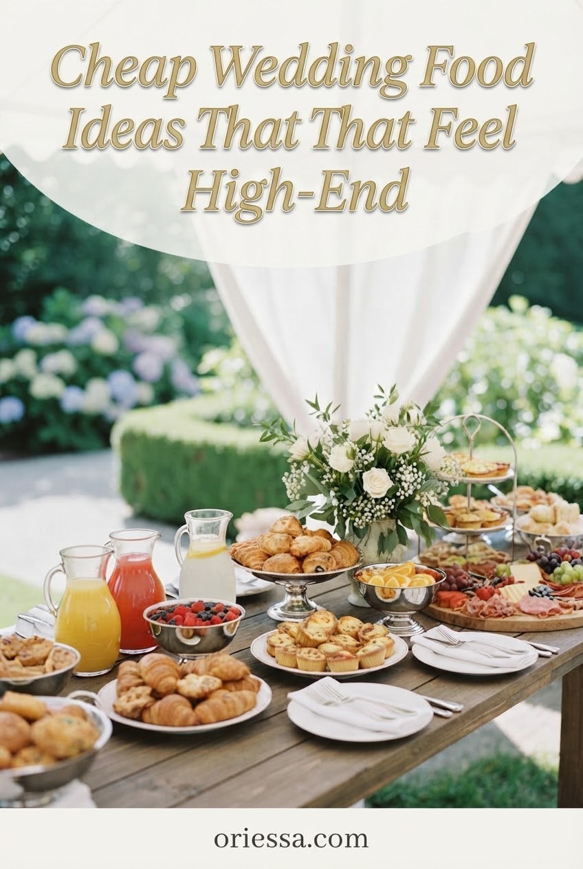 Cheap Wedding Food Ideas That Feel High-End