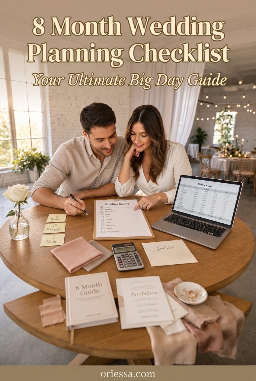 8 Month Wedding Planning Checklist Your Ultimate Big Day Guide