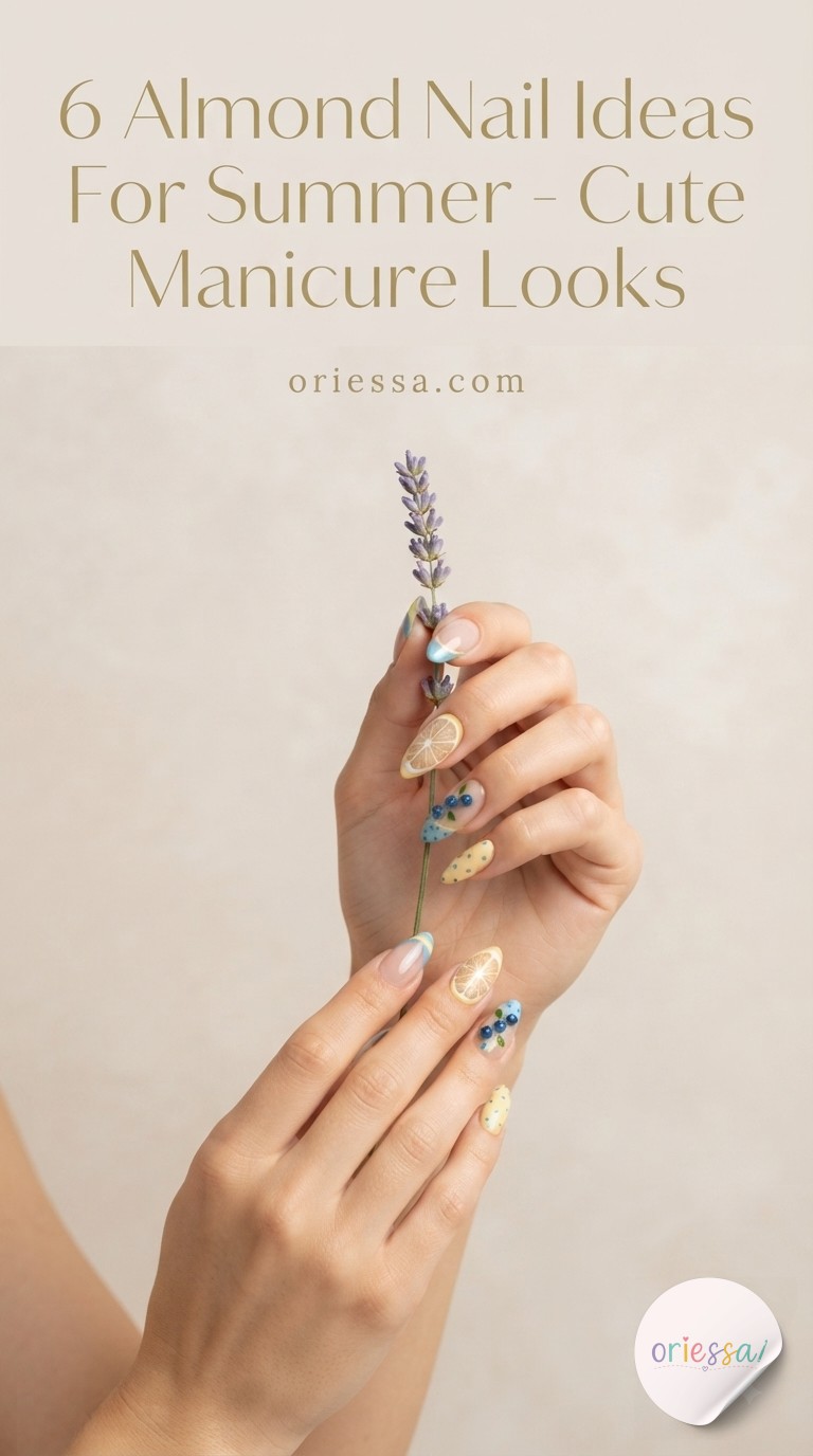 6 Almond Nail Ideas For Summer - Cute Manicure Looks