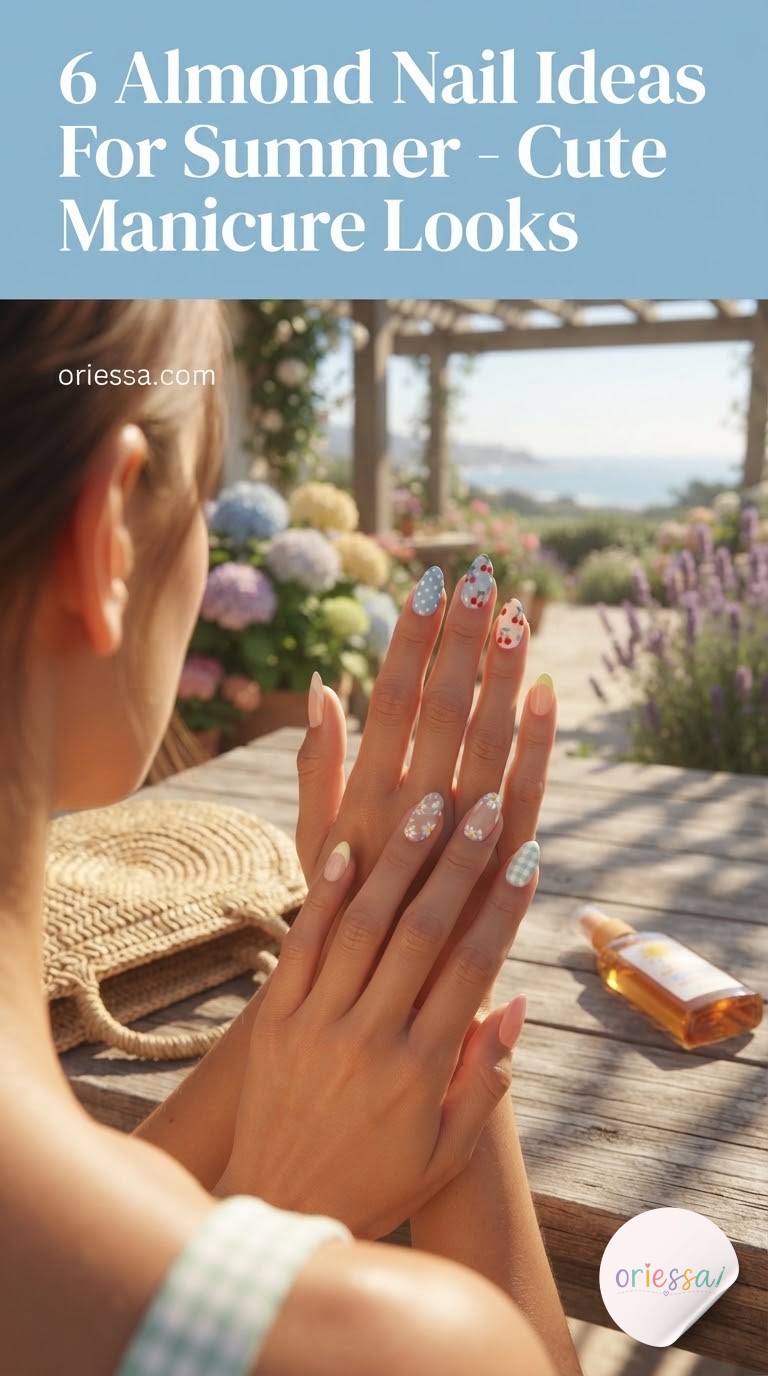 6 Almond Nail Ideas For Summer - Cute Manicure Looks