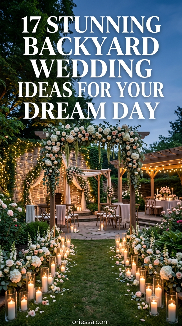 17 Stunning Backyard Wedding Ideas for Your Dream Day