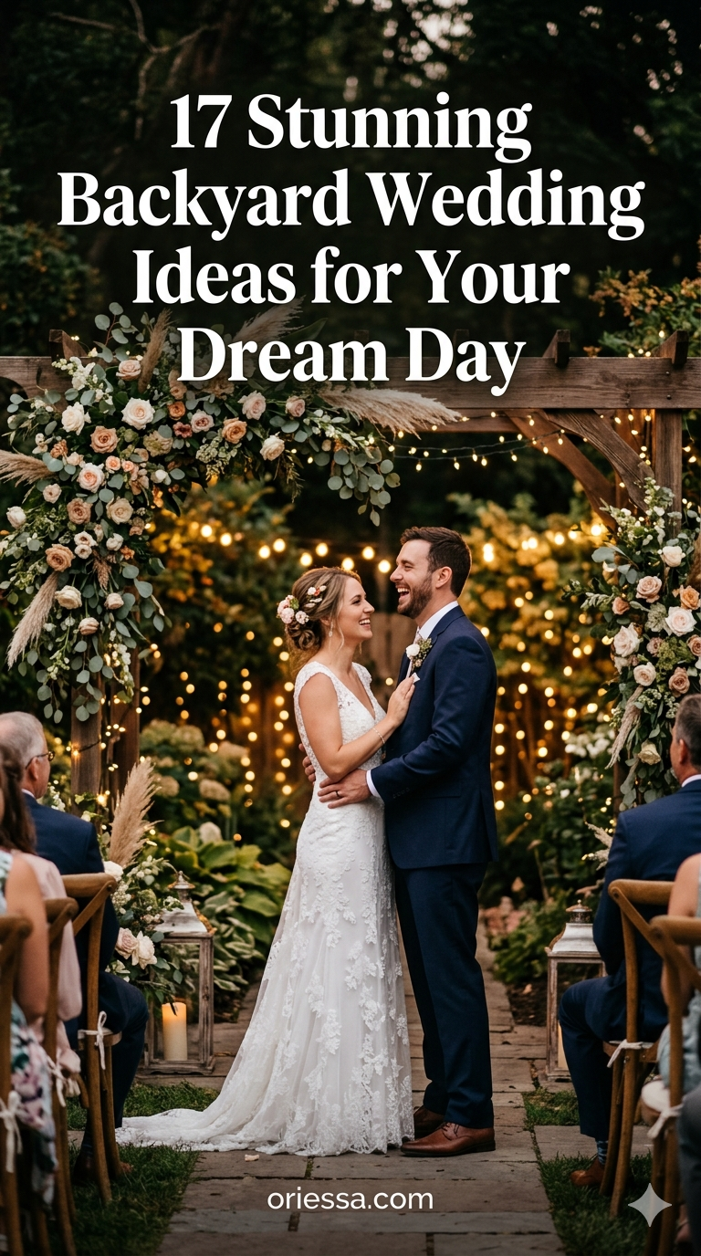 17 Stunning Backyard Wedding Ideas for Your Dream Day