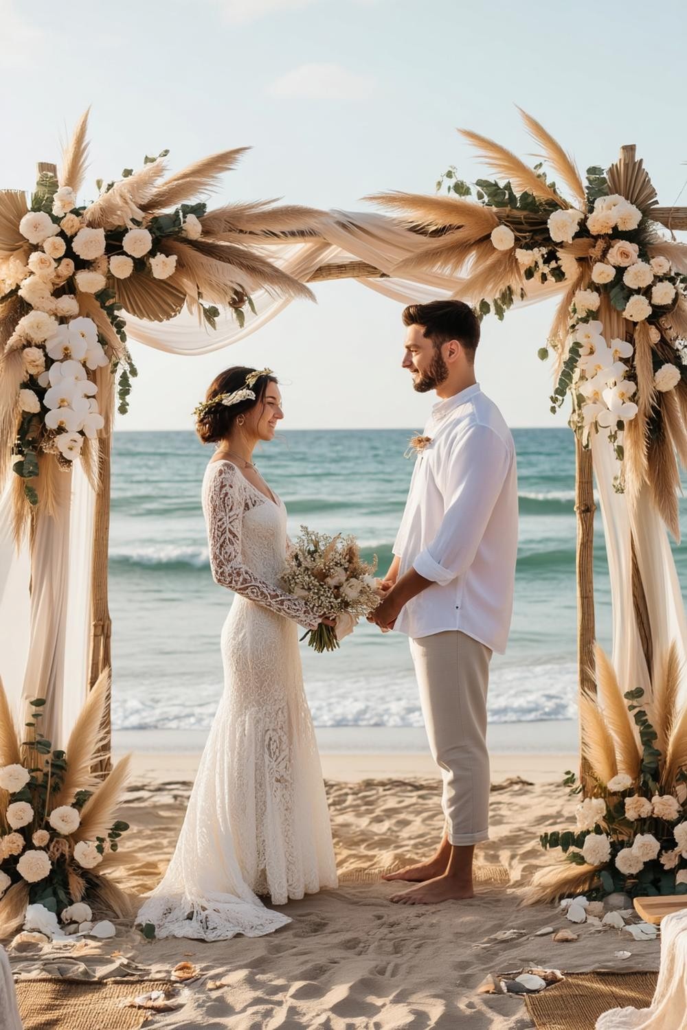 Boho Lace Ceremony Perfection
