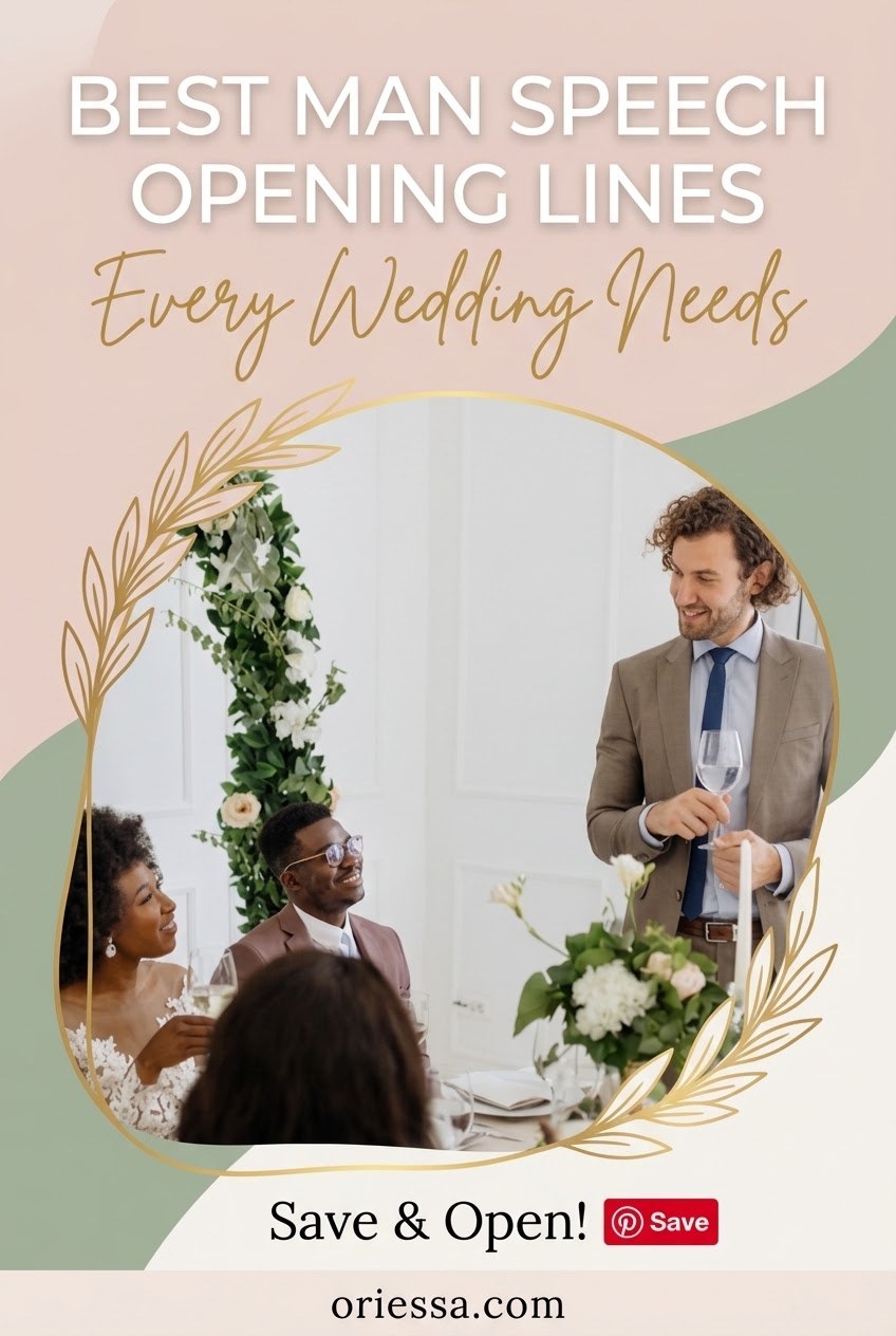 Best Man Speech Opening Lines Every Wedding Needs